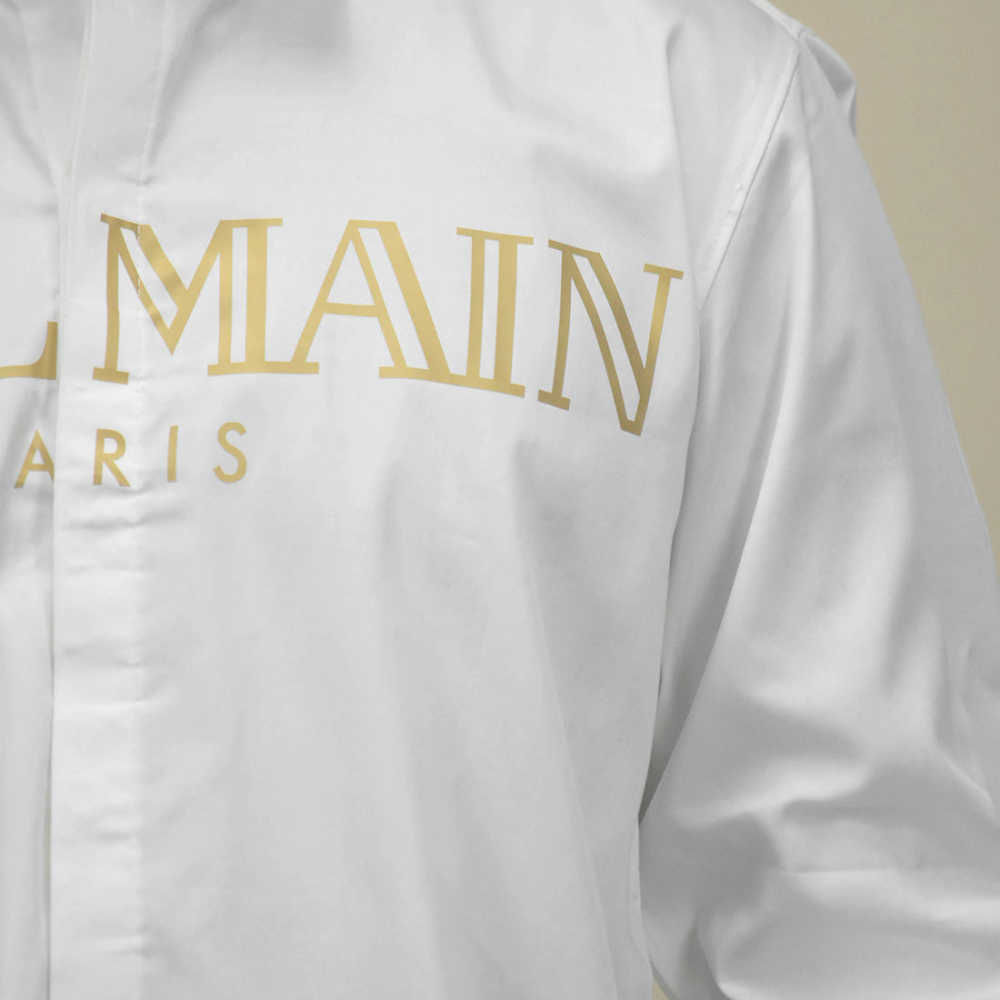 Balmain White Premium Quality Shirt-4