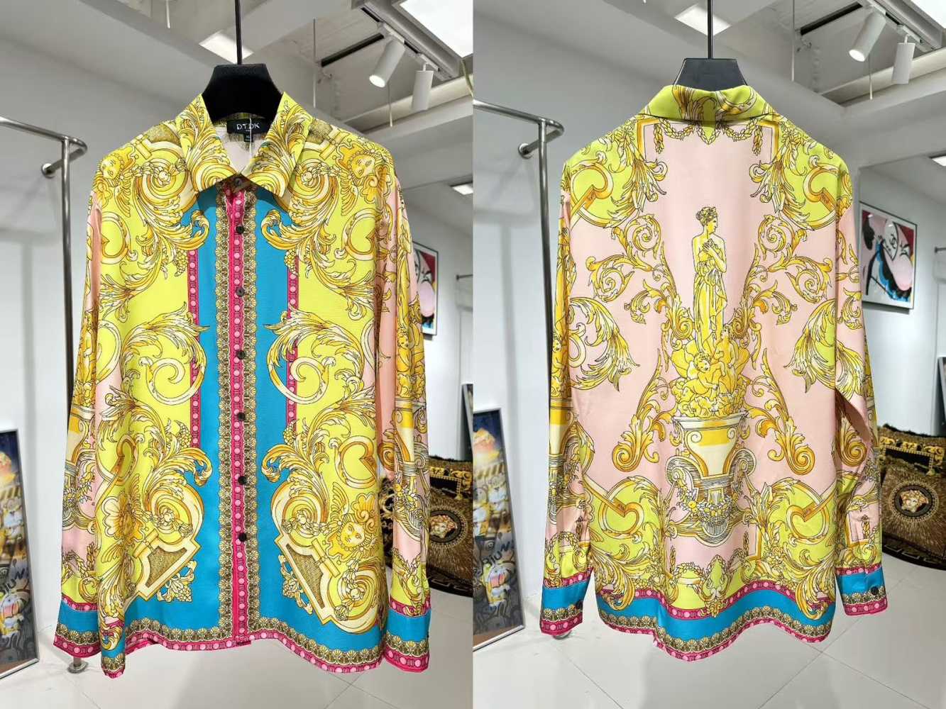 Versace Golden Premium Quality Cotton Shirt