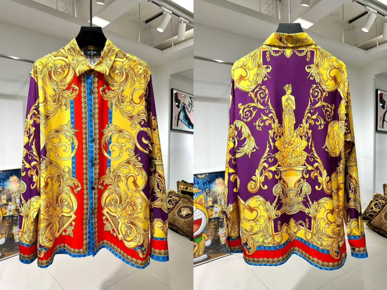 Versace Golden Premium Quality Cotton Shirt