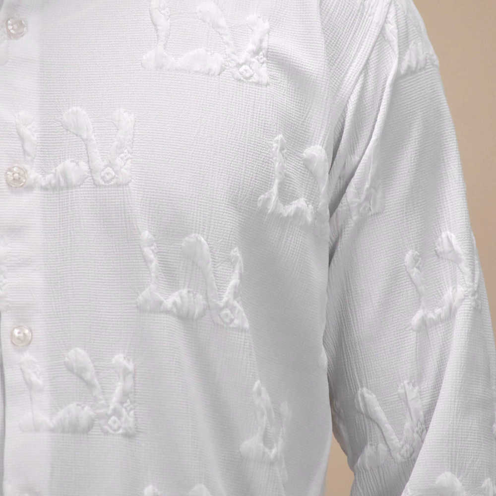 Louis Vuitton White Premium Quality Shirt-4