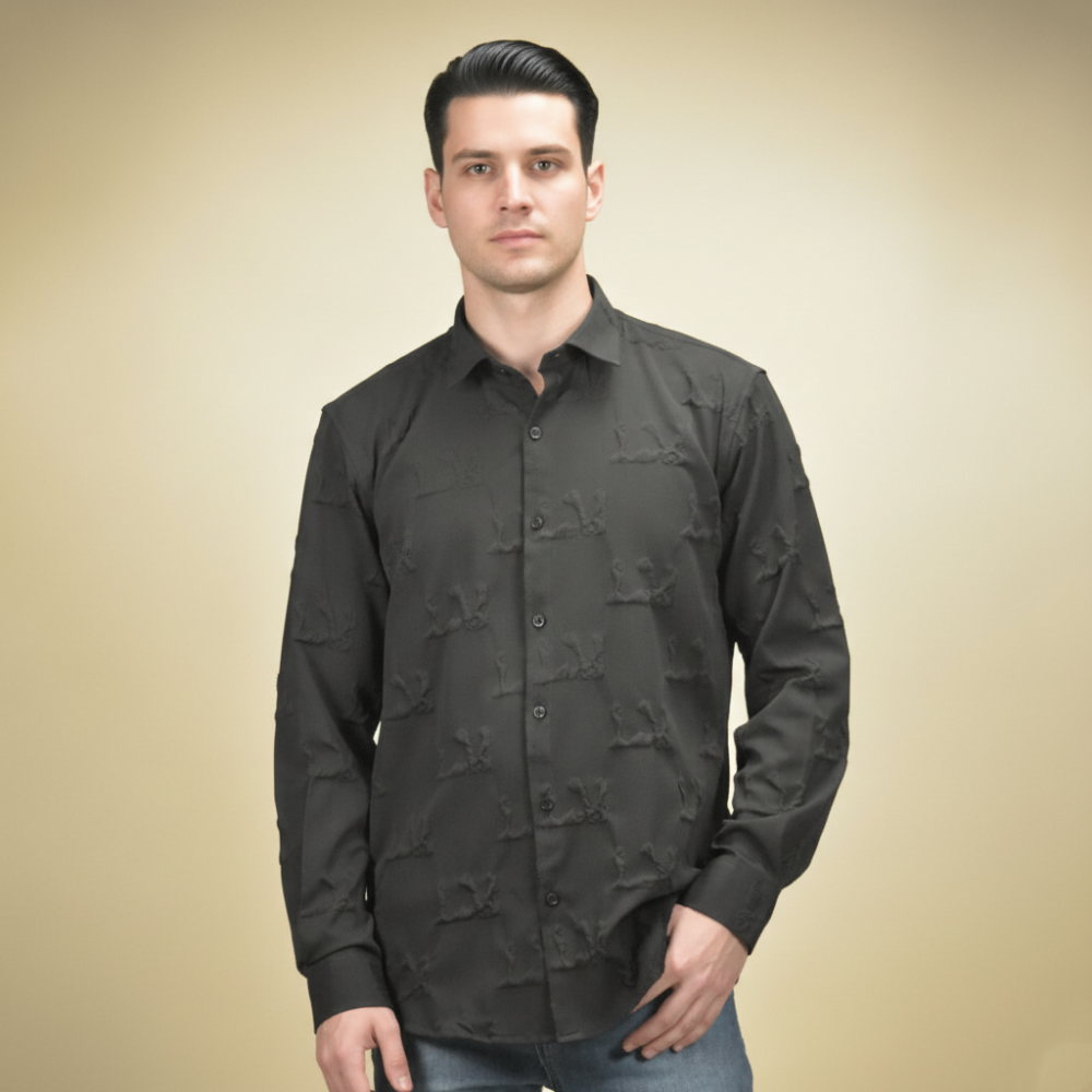 Louis Vuitton Black Premium Quality Shirt-1