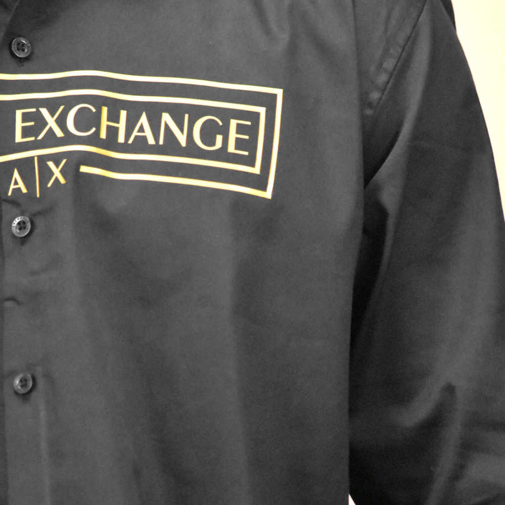 Armani Exchange Black Premium Luxury Shirt-4