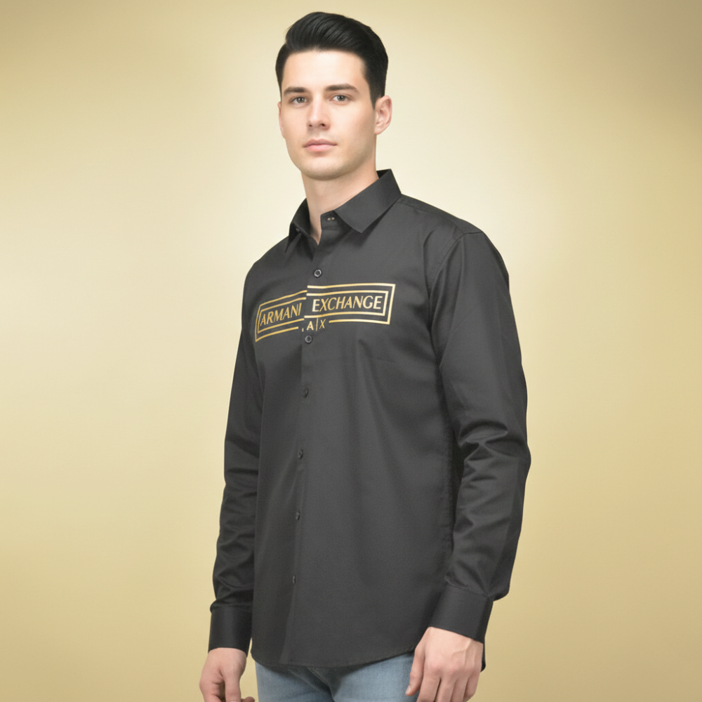 Armani Exchange Black Premium Luxury Shirt