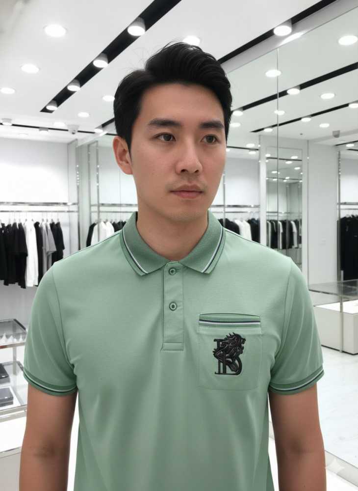 Balmain Green Premium Quality T-shirt-1