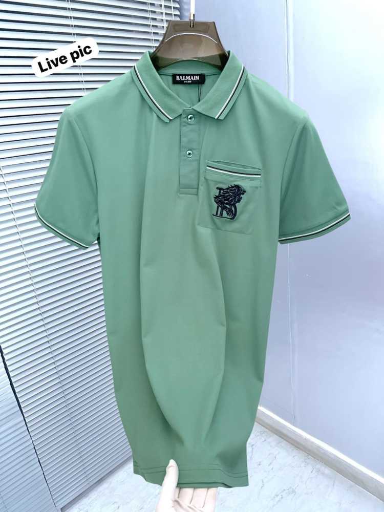 Balmain Green Premium Quality T-shirt-2