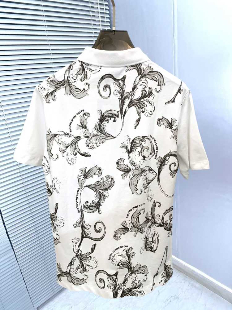 Versace White Premium Quality Polo T-shirt-thumb-2