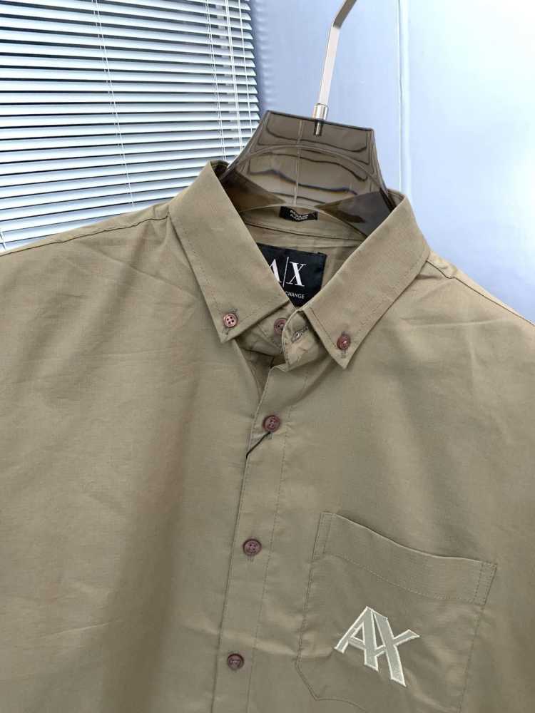 Armani Exchange Beige Premium Qualiy Cotton Shirt-2