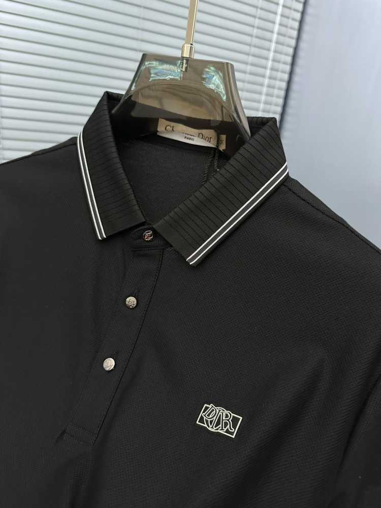 Dior Black Premium Quality Polo T-Shirt-2