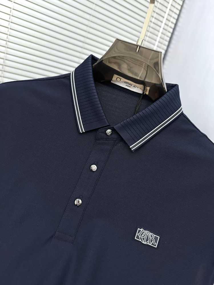 Dior Blue Premium Quality Polo T-Shirt-thumb-2