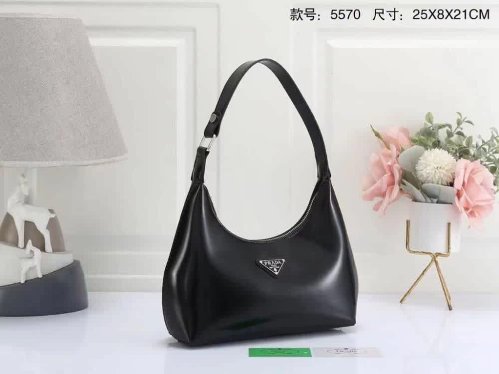 Prada Cleo Black Shoulder Bag