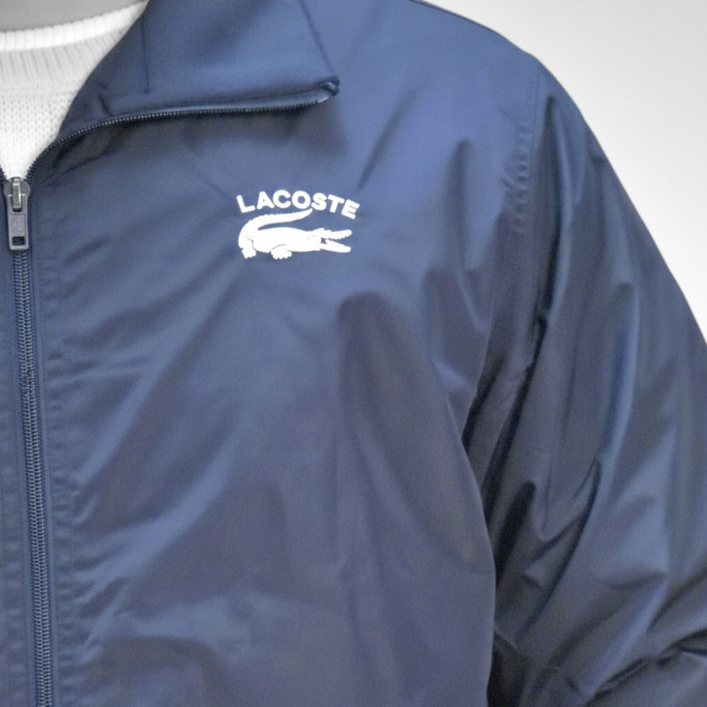 Lacoste Embroidered logo Blue Premium Jacket-4