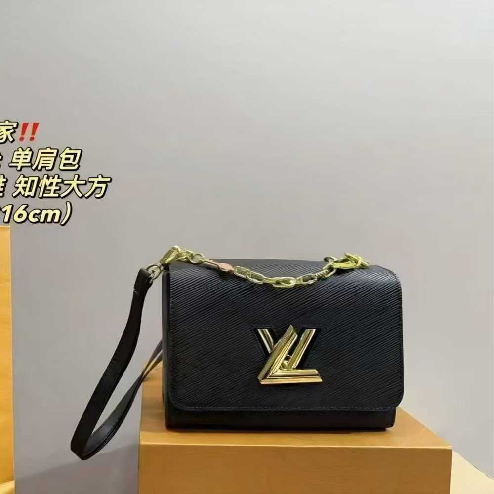 Louis Vuitton Epi Twist Black MM Sling Handbag