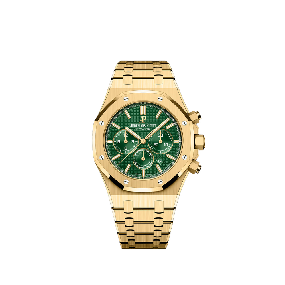 Audemars Piguet Royal Oak Selfwinding Chronograph Green Dial Watch 26331BA.OO.1220BA.02