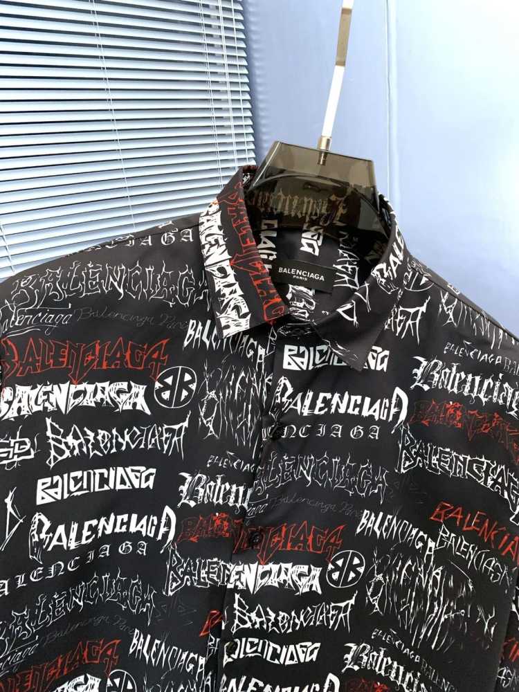 Balenciaga Black Premium Quality Designer Shirt-3
