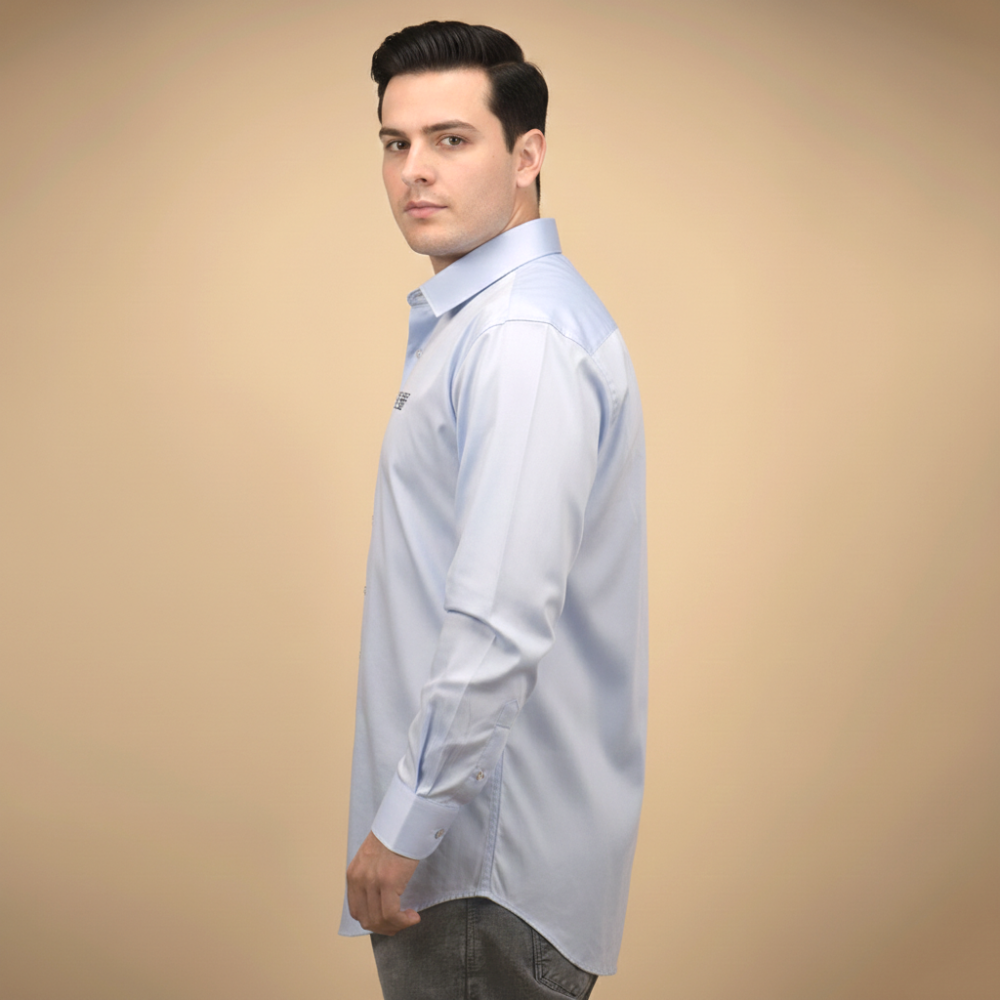 Emporio Armani Sky Blue Premium Quality Shirt-2