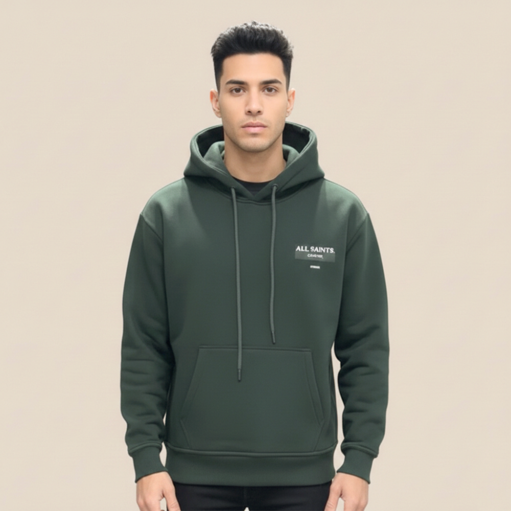 All Saints Green Premium Quality Hoodie-thumb-0