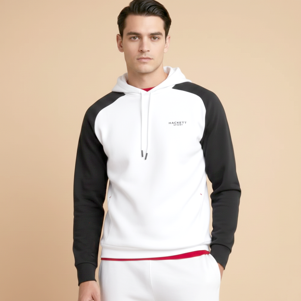 Hacket White Premium Quality Hoodie-thumb-0