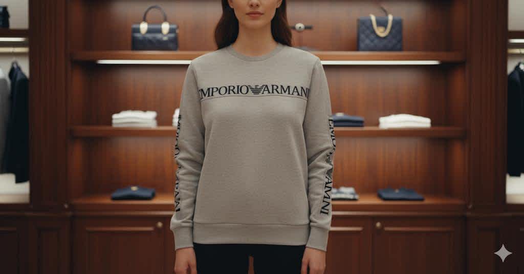 Emporio Armani Grey Premium Quality Sweatshirt-1
