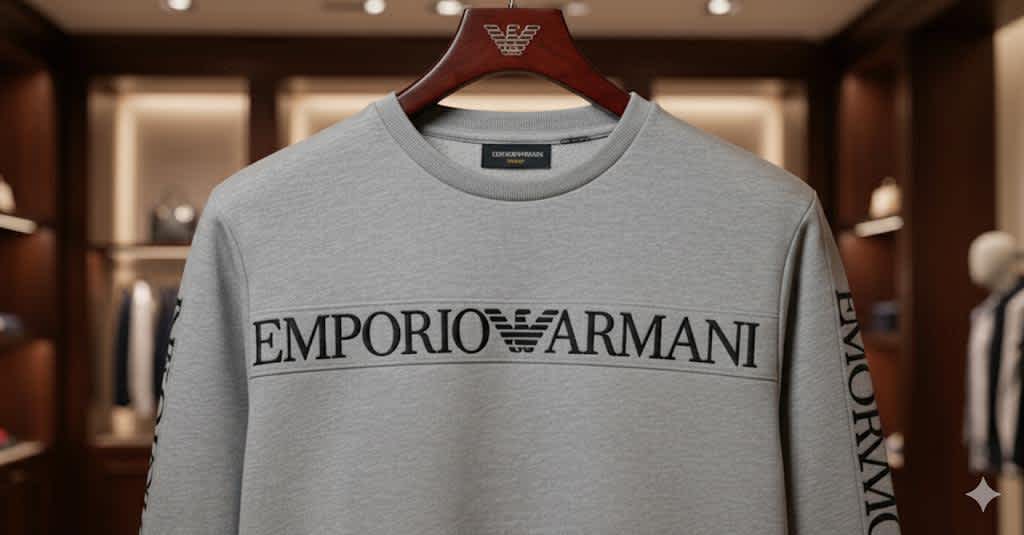 Emporio Armani Grey Premium Quality Sweatshirt-4