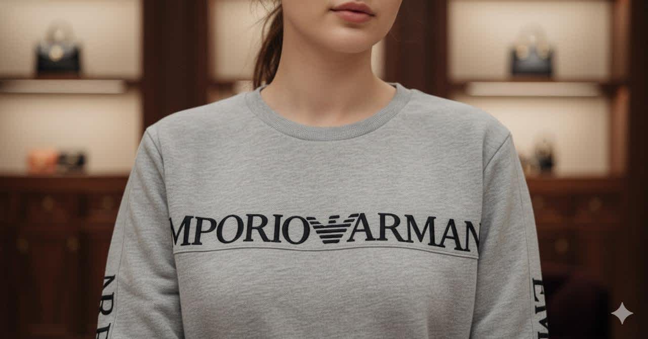 Emporio Armani Grey Premium Quality Sweatshirt-2