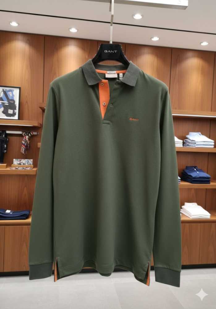 Gant Green Premium Quality T-shirt-thumb-0