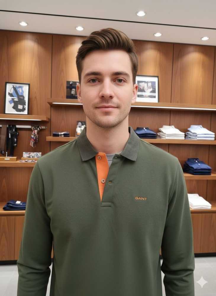 Gant Green Premium Quality T-shirt-thumb-1