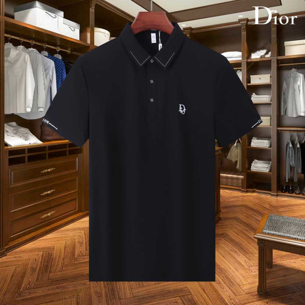 Dior Black Premium Quality Polo T-Shirt-1