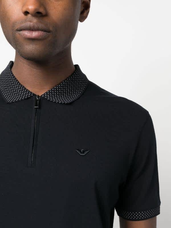 Emporio Armani Black Premium Quality Polo T-shirt-1