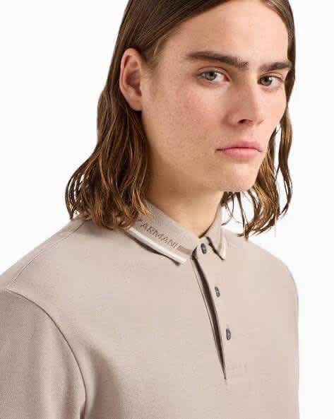 Emporio Armani Brown Premium Quality Polo T-shirt-2