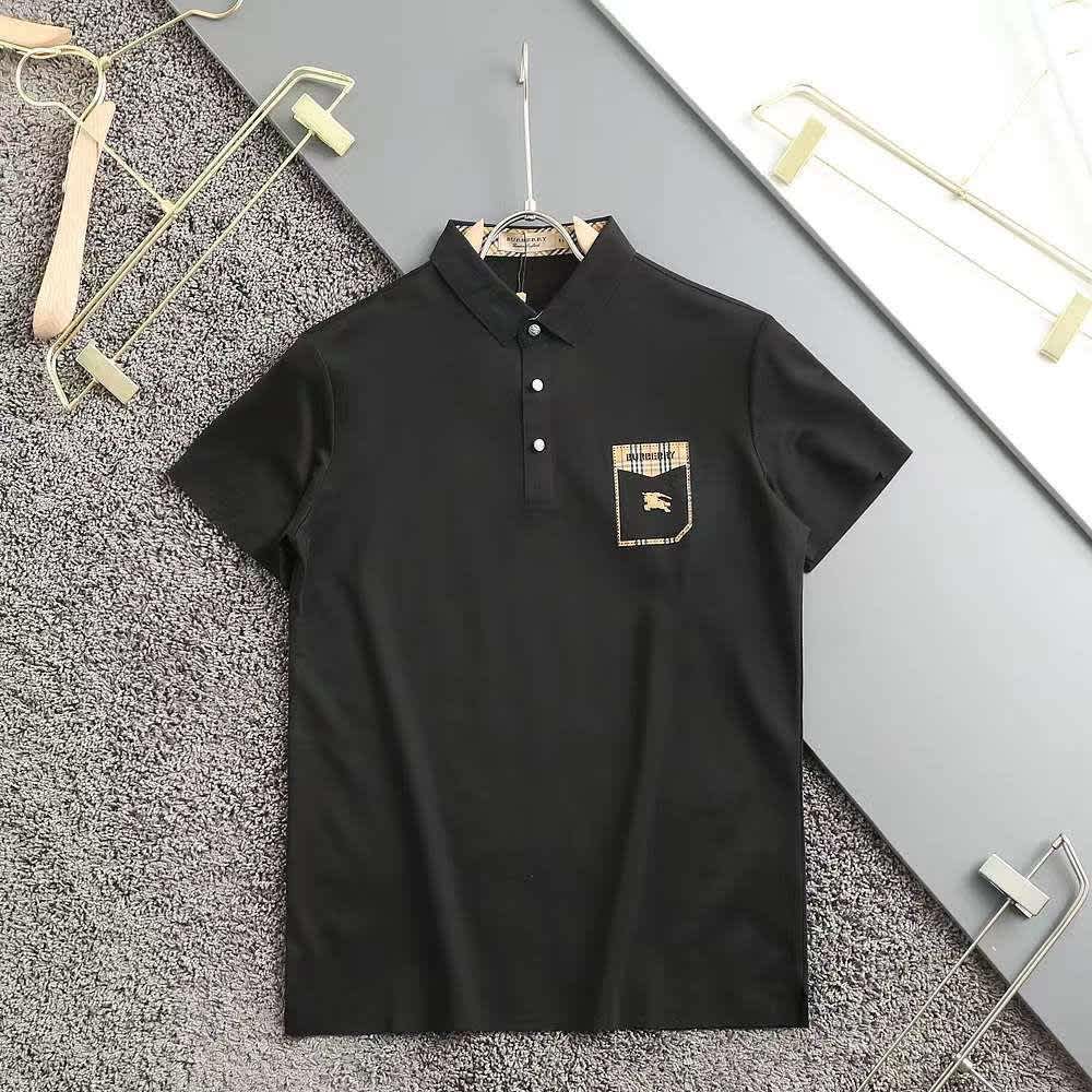 Burberry Black Premium Exclusive Polo T-shirt-1