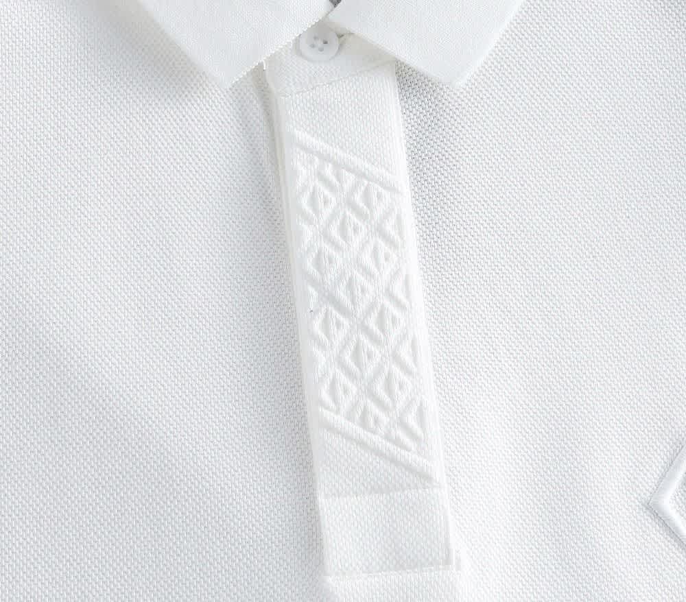Dior White Premium Quality Polo T-Shirt-thumb-3