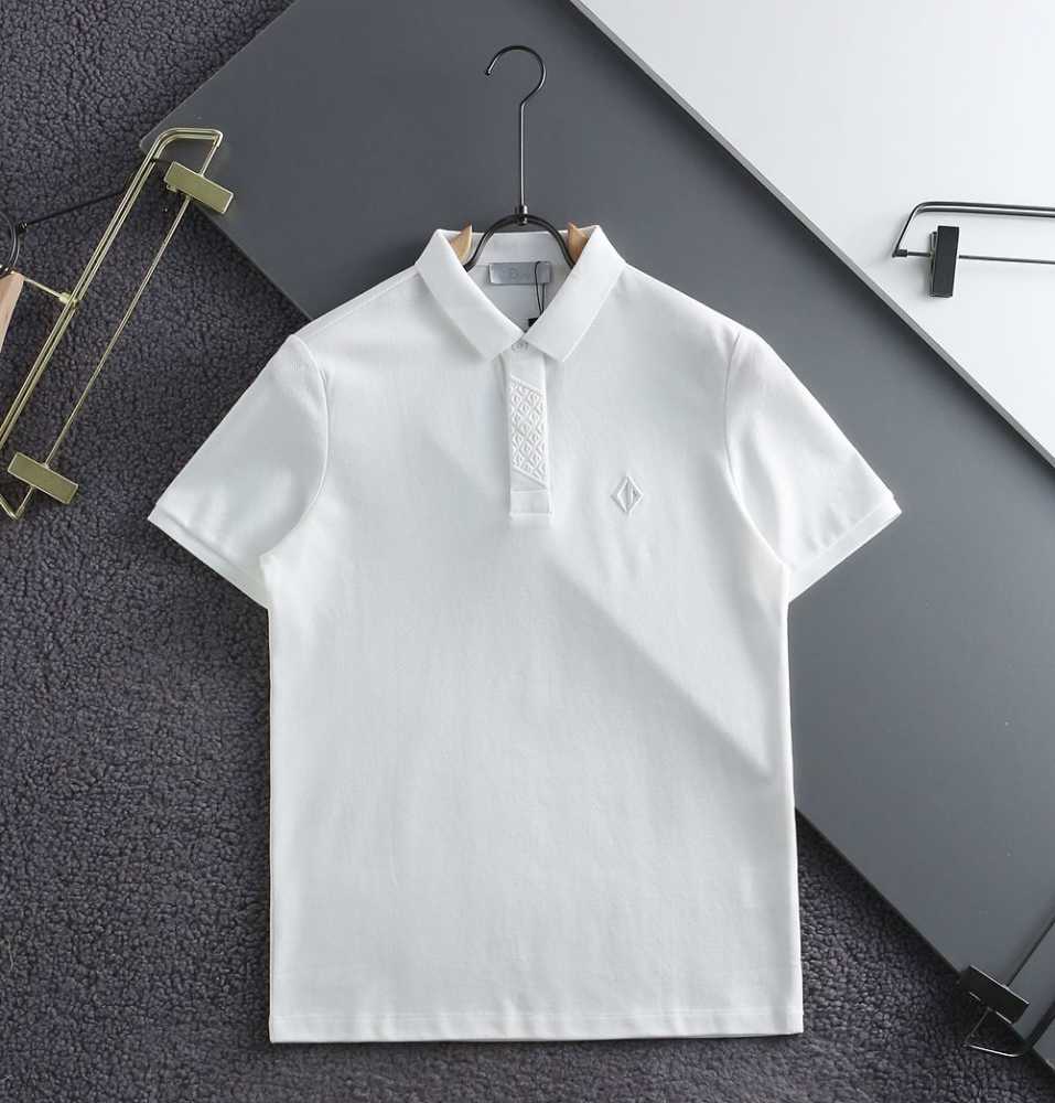 Dior White Premium Quality Polo T-Shirt-thumb-0