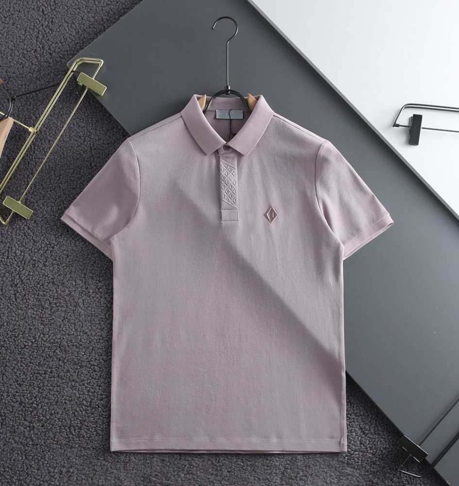 Dior Pink Premium Quality Polo T-Shirt-thumb-0
