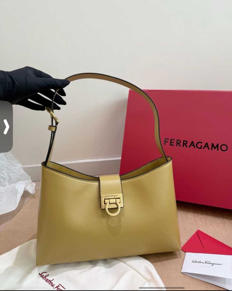 Ferragamo Trifolio Beige handbag