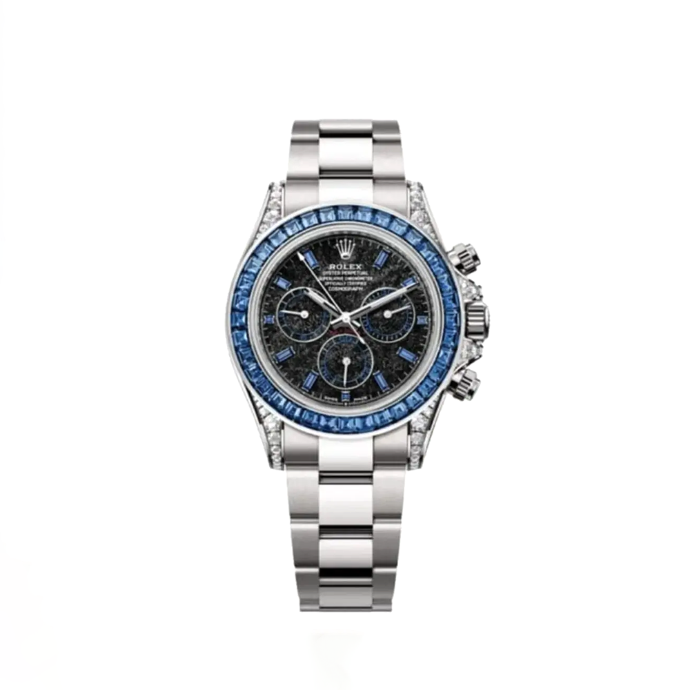Rolex Cosmograph Daytona “Blue Sapphire” 18k White Gold Watch 126599TSA