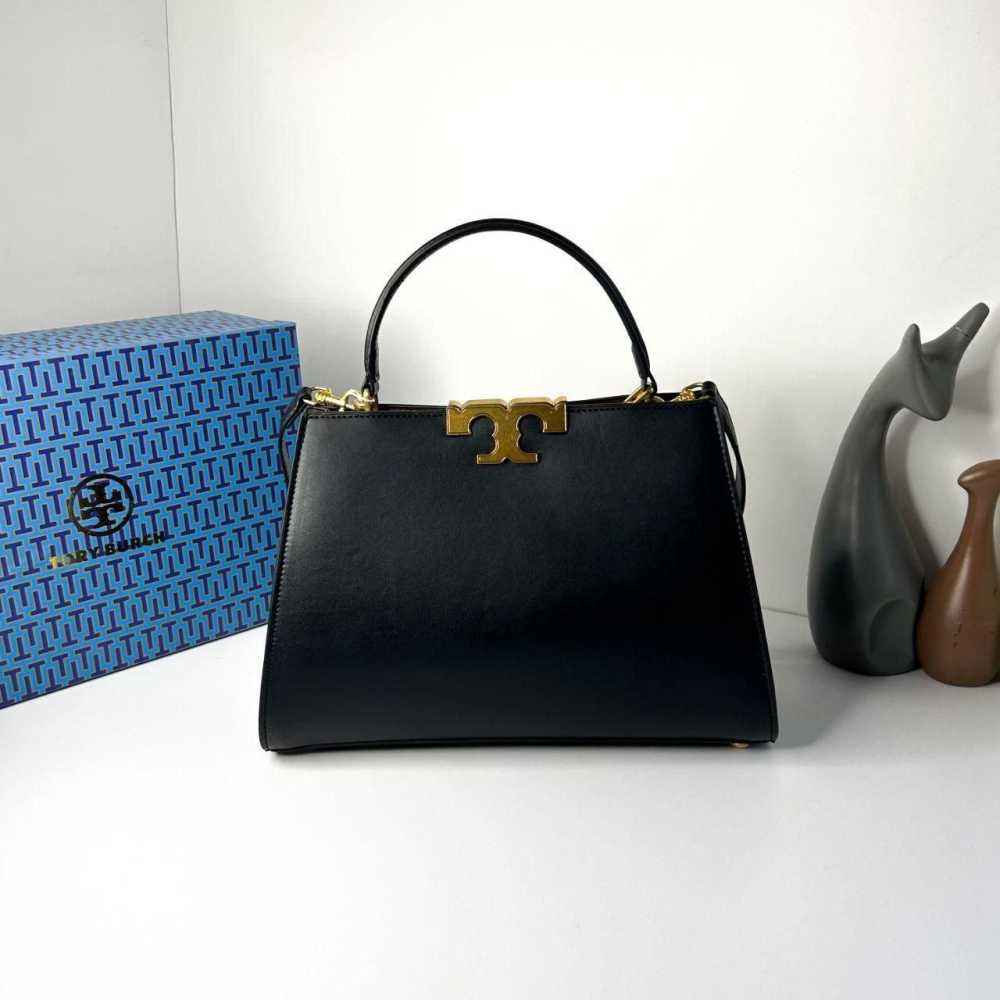 Tory Burch Small Eleanor Black Canvas Bag