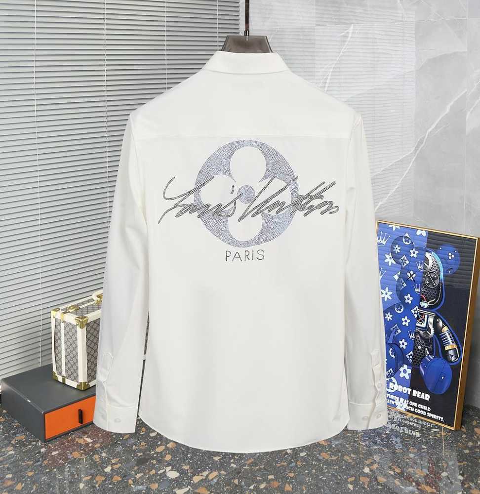 Louis Vuitton Monogram White Premium Cotton Shirt-1