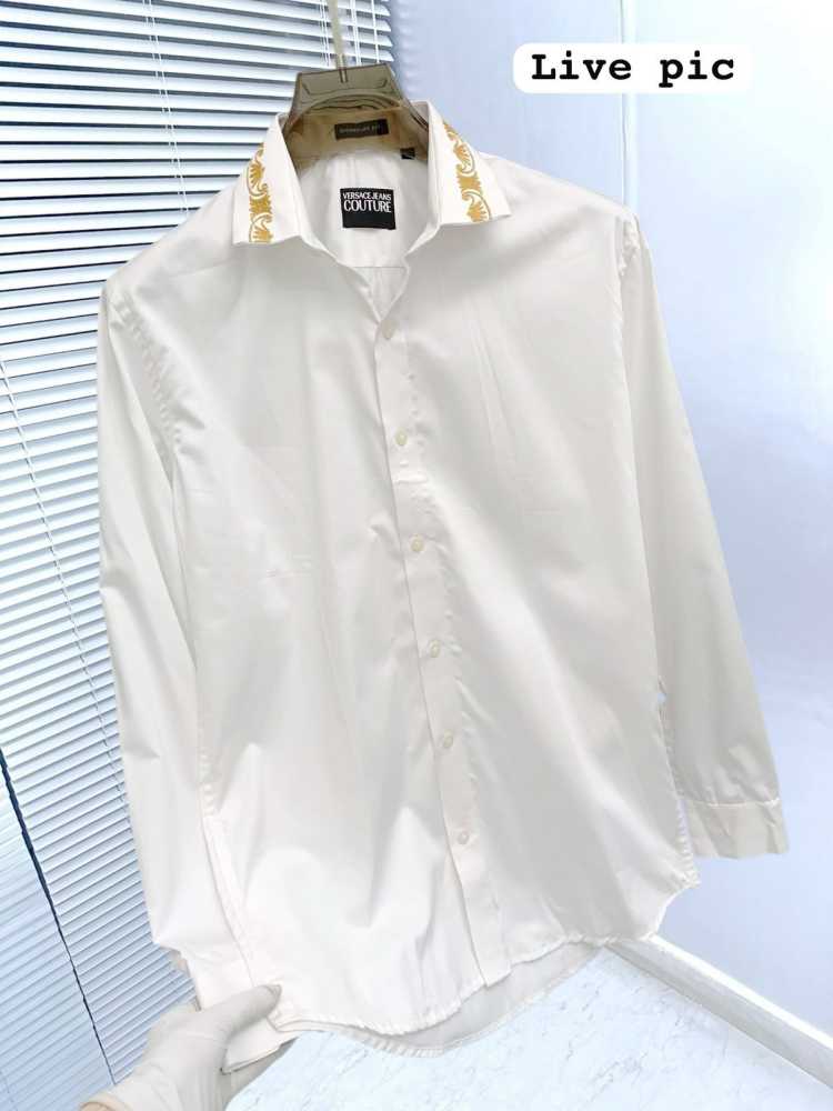 Versace White Premium Quality Cotton Shirt
