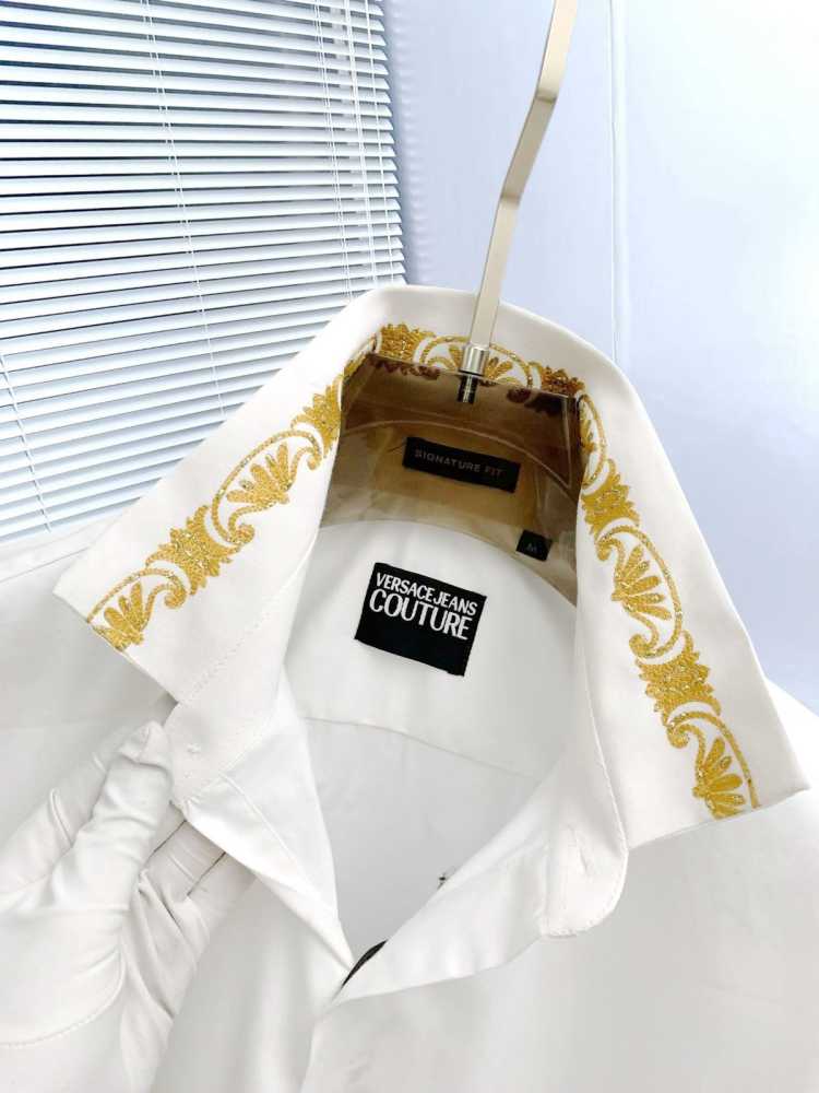 Versace White Premium Quality Cotton Shirt-4