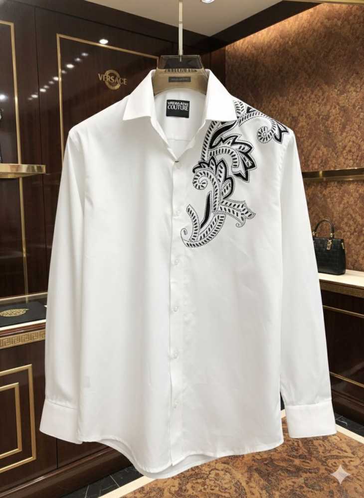 Versace White Premium Quality Cotton Shirt