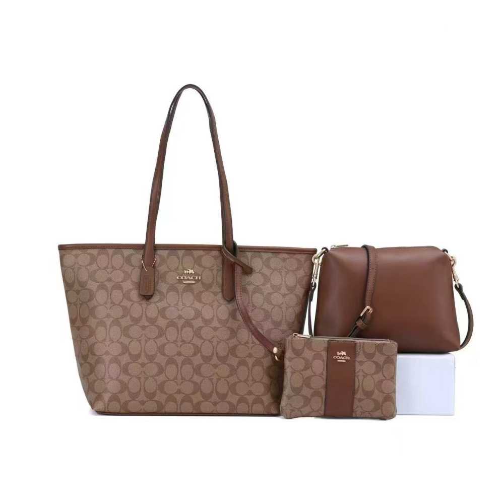 Coach Willow Laurel Brown Tote Hobo Bag