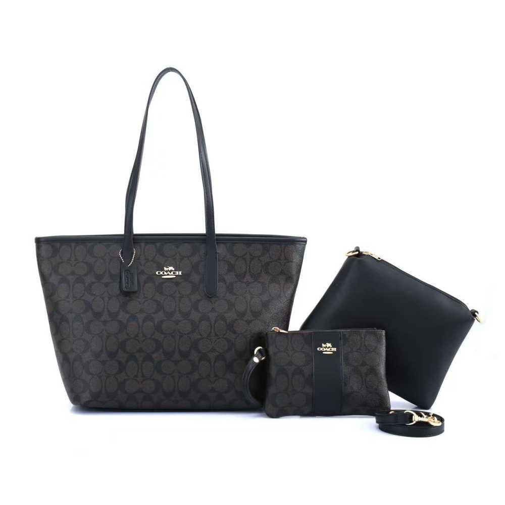 Coach Willow Laurel Black Tote Hobo Bag-1