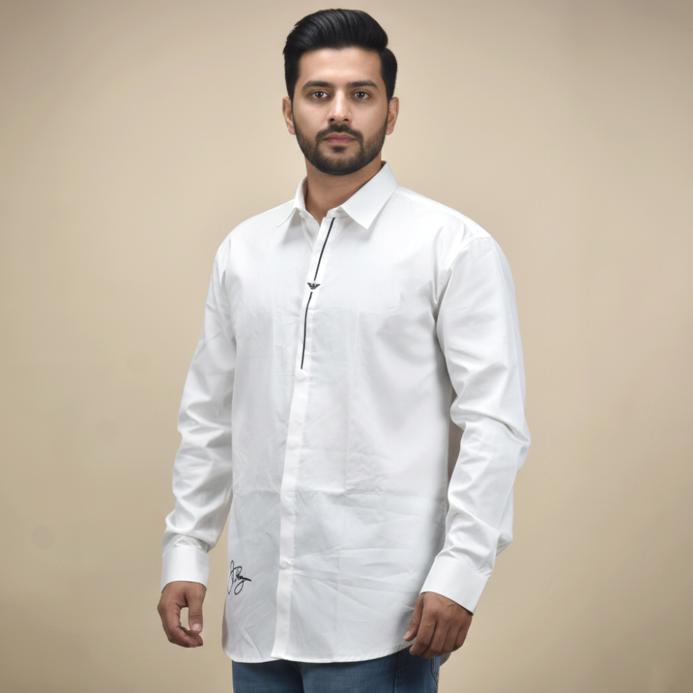 Emporio Armani White Premium Quality Shirt