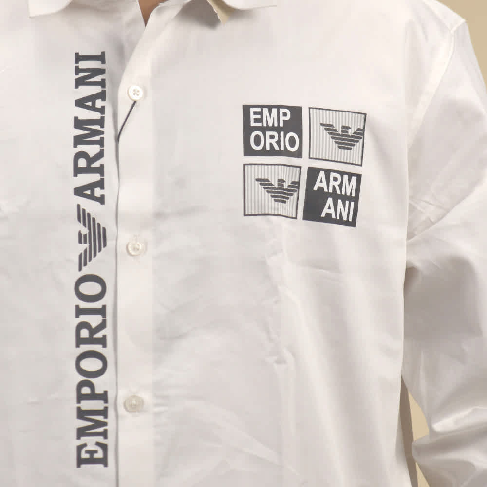 Emporio Armani White Premium Quality Shirt-4