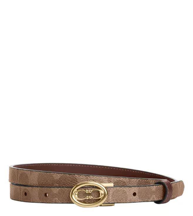 Coach CC Logo Brown Premium Quality Belt