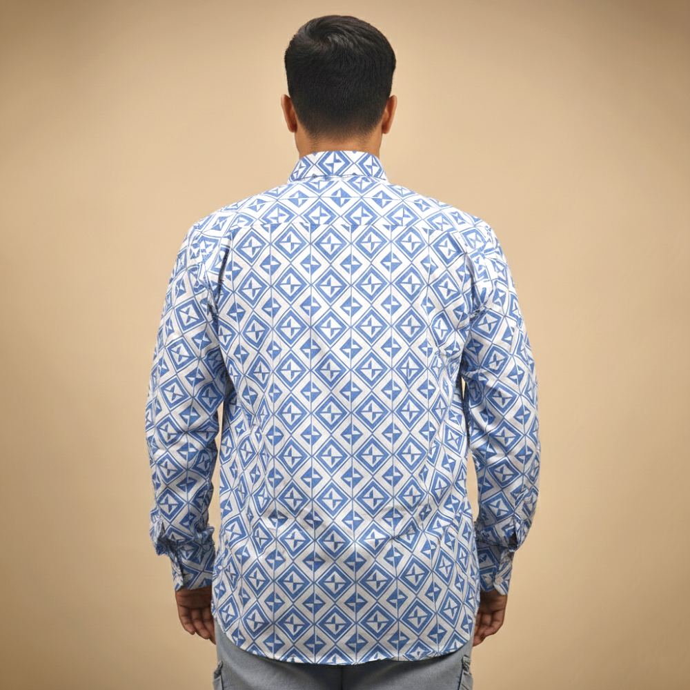 Gucci Blue Premium Quality Shirt-3