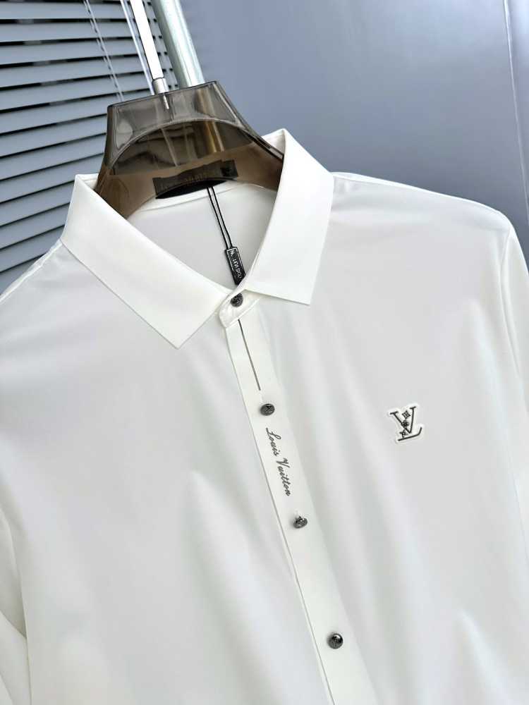 Louis Vuitton Monogram White Premium Cotton Shirt-3