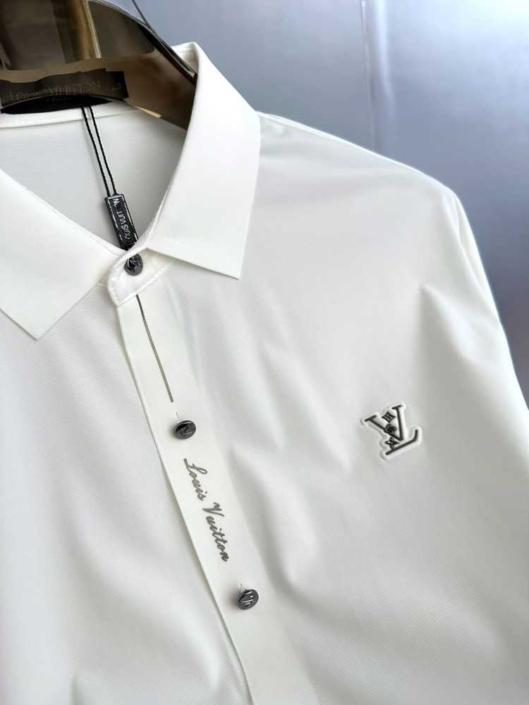 Louis Vuitton Monogram White Premium Cotton Shirt-2