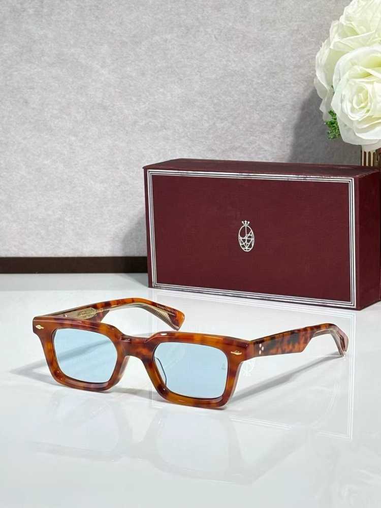 Jacques Marie Mage Brown Luxury Sunglasses