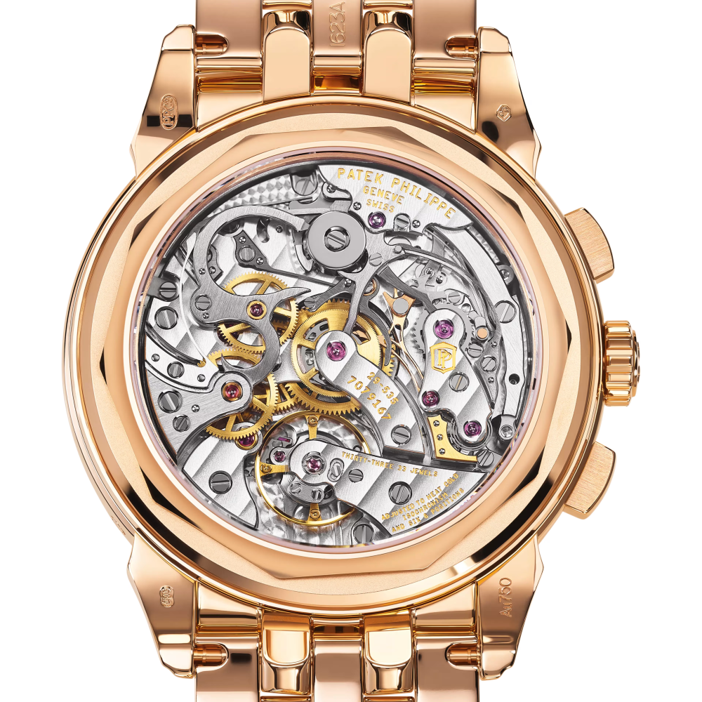 Patek Philippe Grand Complications Chronograph Perpetual Calendar 18kt Rose Gold Black Dial Watch 5270/1R-001-1